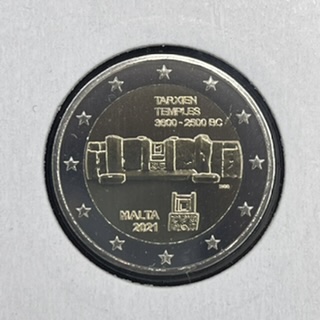 Malta 2 Templo Tarxien Mint Mark F