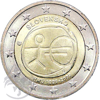 10º Aniversário da União Económica e Monetária (UEM) - Eslováquia 2009 (Normal)