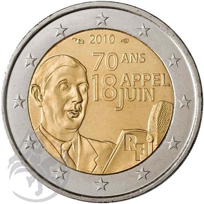 70º Aniversário do Apelo de 18 de Junho pelo General Charles de Gaulle - França 2010 (Normal)