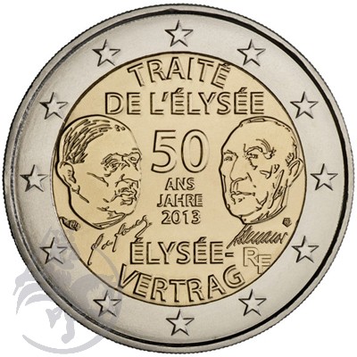 50 Anos do Tratado de Eliseu - França 2013 (Normal)