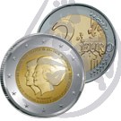 Holanda 2€ 2013 - Rainha Beatriz e Principe Willem Alexander
