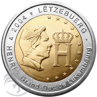 Efígie e Monograma do Grão-Duque Henri - Luxemburgo 2004 (Normal)