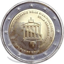 San Marino 2€ 25 Aniv. reuni. Alemanha